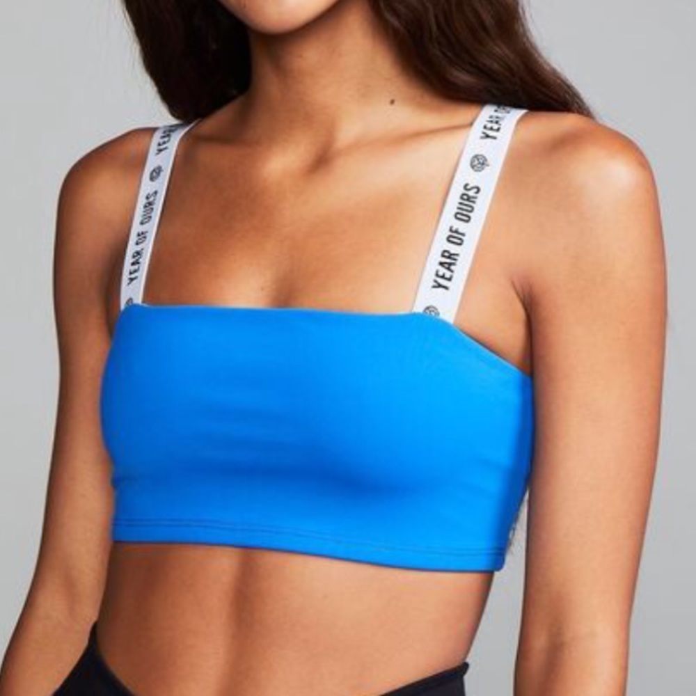 Year of Ours Blue Sports Bra